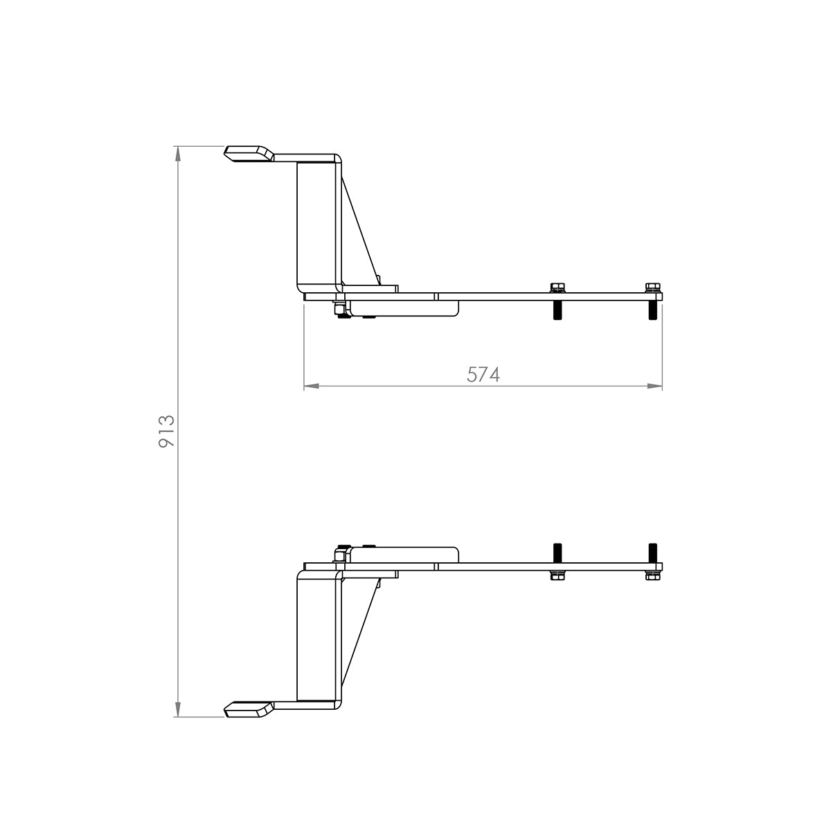 Læssearmsstøtte Traktor Lovol 50 hk