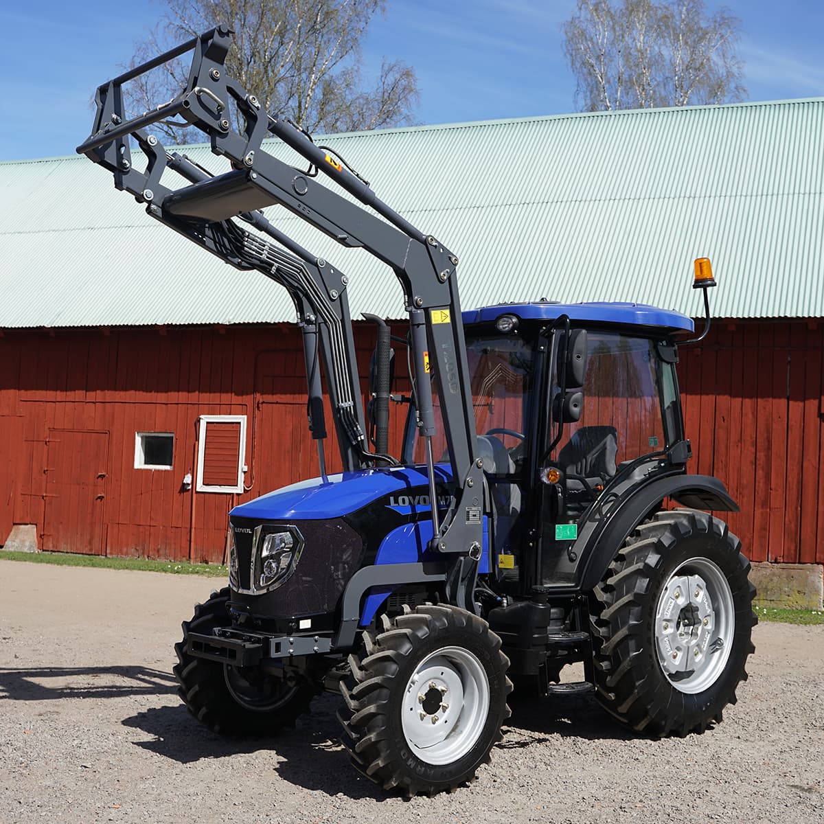 Traktor Lovol 75 hk 4wd med frontlæsser, Stage V
