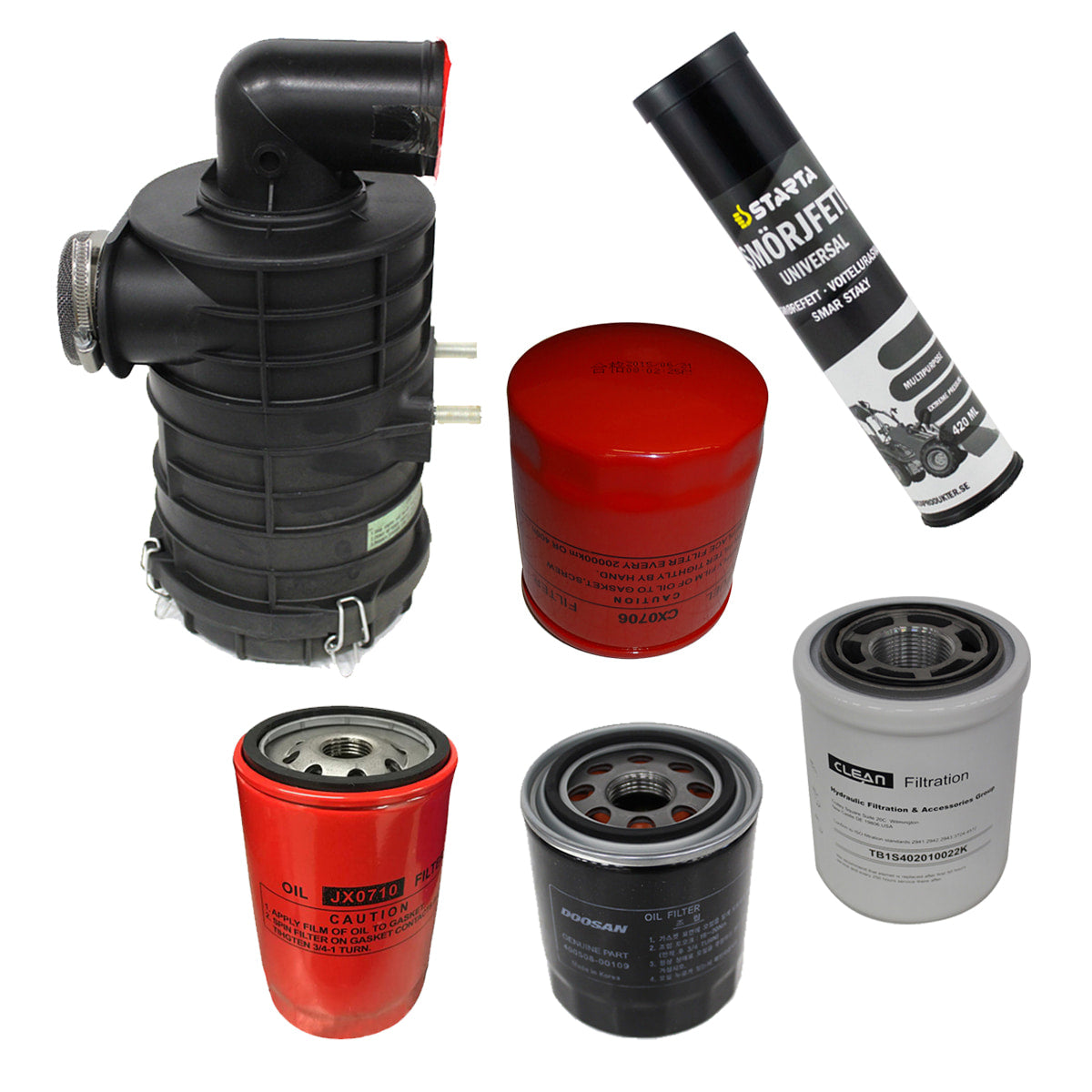 Servicekit til Traktor TBM254C Stage V, Plus
