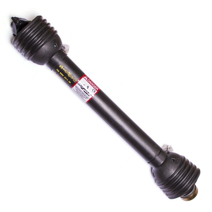 PTO-aksel 35 hk L=1.500 mm (kryds-kryds) springbolt