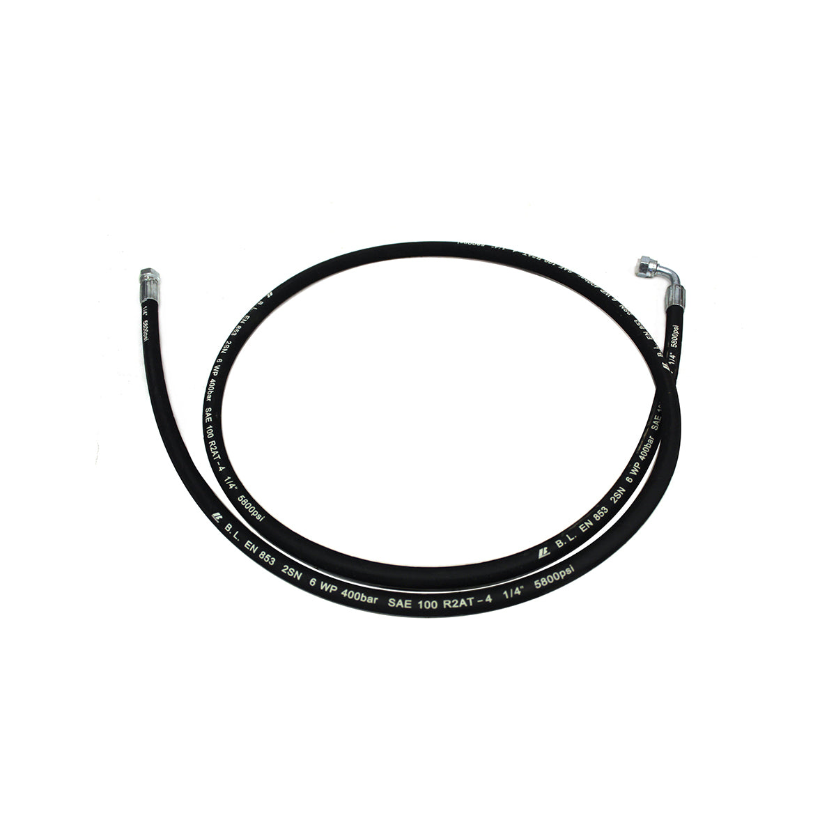 Hydraulikslange ind tipcylinder 2.100 mm Lige 3/8" - 90° 3/8" til og med 2017