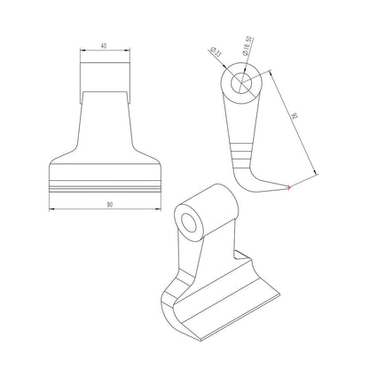 Hammerslagler 90 mm/750 g